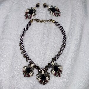 J.crew rare necklace earrings set